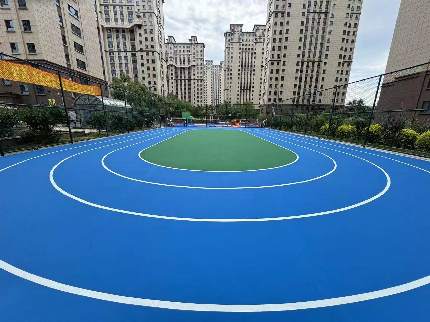 曲靖市学校塑胶跑道混合型塑胶跑道 - 厂家